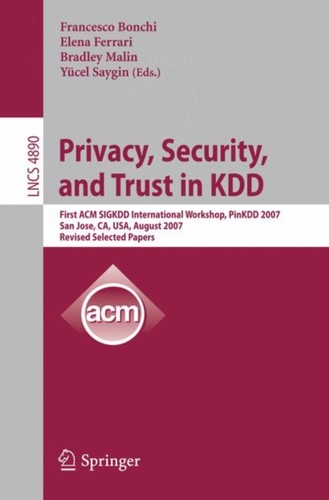 Bonchi privacy security and - bonchi,
