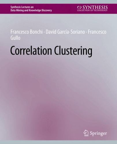 Correlation clustering - correlation,