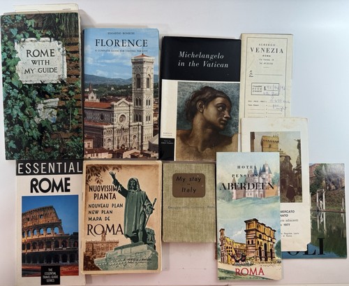 Lot vintage italy travel - of,
